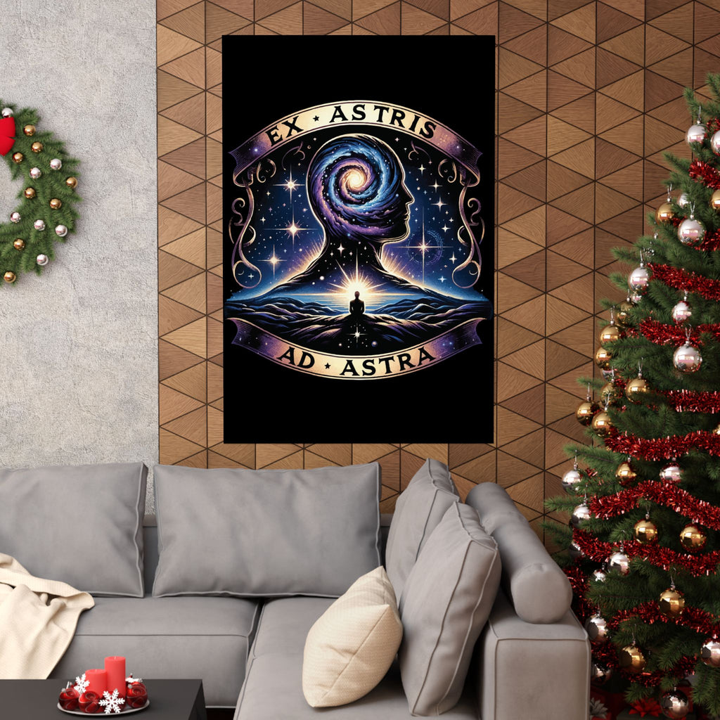 Ex Astris Ad Astra (From the Stars; To the Stars) Matte Vertical Posters