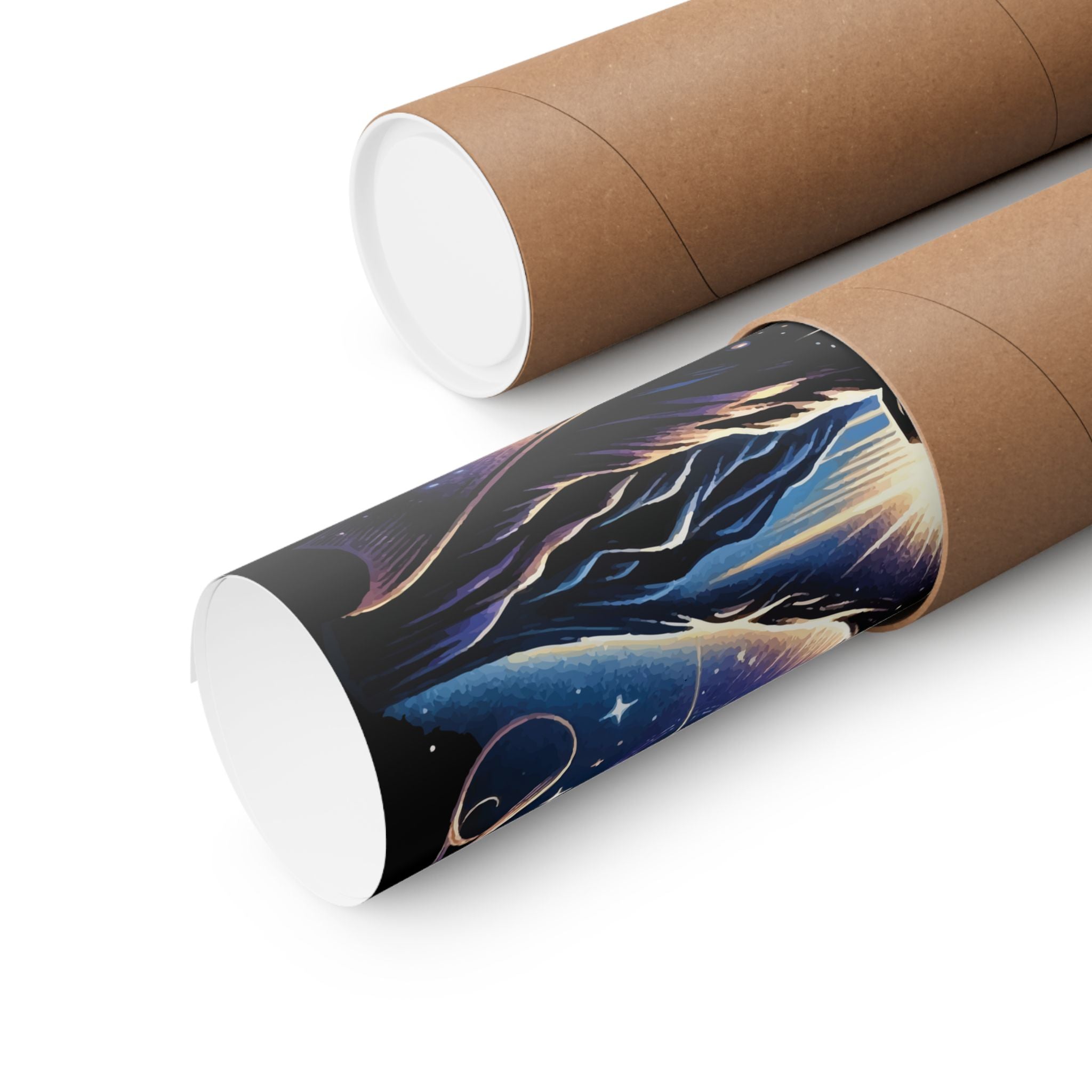 Ex Astris Ad Astra (From the Stars; To the Stars) Matte Vertical Posters