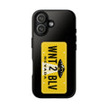 WNT2BLV License Plate Art Phone Case
