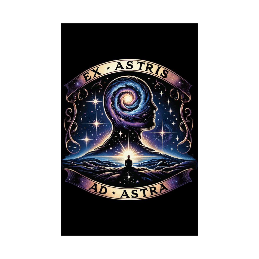 Ex Astris Ad Astra (From the Stars; To the Stars) Matte Vertical Posters